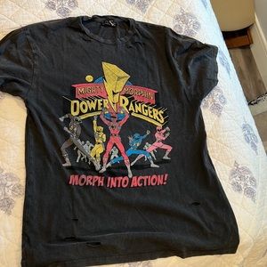 Power rangers vintage zara tee